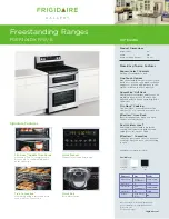 Frigidaire FGEF304DKB Product Specifications preview