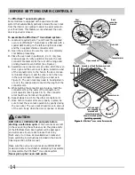 Preview for 14 page of Frigidaire FGEF304DKB Use And Care Manual