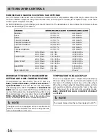 Preview for 16 page of Frigidaire FGEF304DKB Use And Care Manual