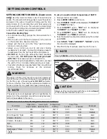 Preview for 22 page of Frigidaire FGEF304DKB Use And Care Manual