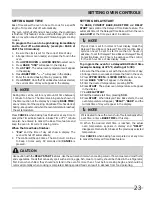 Preview for 23 page of Frigidaire FGEF304DKB Use And Care Manual