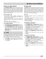 Preview for 25 page of Frigidaire FGEF304DKB Use And Care Manual