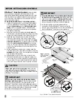 Предварительный просмотр 8 страницы Frigidaire FGEF3058RF Use & Care Manual