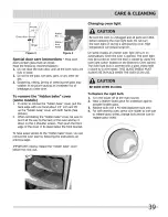 Preview for 39 page of Frigidaire FGES3045KBA Use & Care Manual