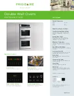 Frigidaire FGET3045KB - Gallery 30"Double Electric Wall Oven Specifications preview