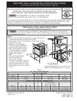 Frigidaire FGET3066UD Installation Instructions Manual preview