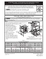 Предварительный просмотр 1 страницы Frigidaire FGET3069UF Installation Instructions Manual