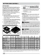 Preview for 12 page of Frigidaire FGEW276SP Use & Care Manual