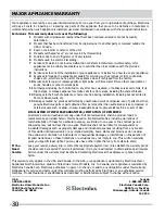 Preview for 30 page of Frigidaire FGEW276SP Use & Care Manual