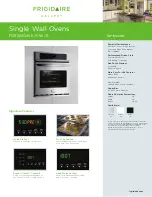 Frigidaire FGEW3045KB Specification Sheet preview