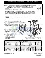 Frigidaire FGEW3065PD Installation Instructions Manual preview