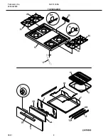 Предварительный просмотр 8 страницы Frigidaire FGF312A Factory Parts Catalog