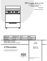 Preview for 1 page of Frigidaire FGF316B Factory Parts Catalog