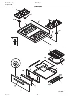 Предварительный просмотр 8 страницы Frigidaire FGF337A Factory Parts Catalog