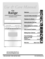 Preview for 1 page of Frigidaire FGF337ABB Use & Care Manual