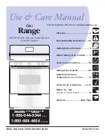 Preview for 1 page of Frigidaire FGF345G Use & Care Manual