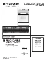 Preview for 1 page of Frigidaire FGF374CCTK Factory Parts Catalog