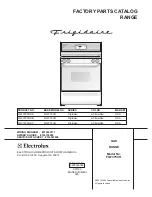 Preview for 1 page of Frigidaire FGF375CH Factory Parts Catalog