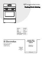 Preview for 1 page of Frigidaire FGF375F Factory Parts Catalog