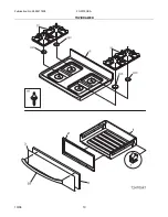 Предварительный просмотр 10 страницы Frigidaire FGF375G Factory Parts Catalog