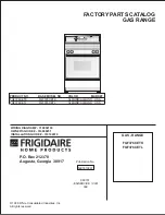 Frigidaire FGF376CETK Factory Parts Catalog предпросмотр