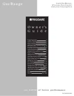 Frigidaire FGF376CETP Owner'S Manual предпросмотр