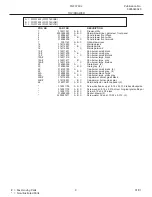 Preview for 9 page of Frigidaire FGF376CJ Factory Parts Catalog