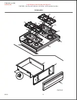 Предварительный просмотр 10 страницы Frigidaire FGF376CJBA Factory Parts Catalog