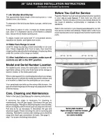 Preview for 8 page of Frigidaire FGF378ACH Installation Instructions Manual