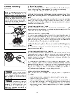 Предварительный просмотр 18 страницы Frigidaire FGF378WJCA Owner'S Manual