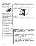 Preview for 2 page of Frigidaire FGF379WXBCA Owner'S Manual