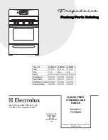 Frigidaire FGFB86D Factory Parts Catalog preview