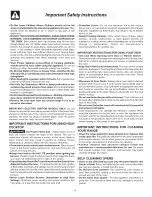 Preview for 4 page of Frigidaire FGFL67HBG Use & Care Manual