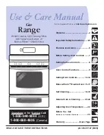 Предварительный просмотр 1 страницы Frigidaire FGFLMC55ECC Use & Care Manual