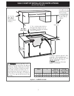 Preview for 3 page of Frigidaire FGGC3045QB Installation Instructions Manual