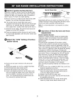 Preview for 8 page of Frigidaire FGGF301DNBA Installation Instructions Manual