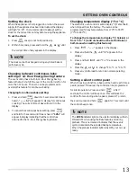 Preview for 13 page of Frigidaire FGGF3031K Service Use And Care Manual