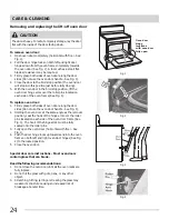 Preview for 24 page of Frigidaire FGGF3031K Service Use And Care Manual