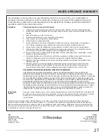 Preview for 27 page of Frigidaire FGGF3031K Service Use And Care Manual