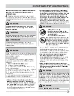 Предварительный просмотр 3 страницы Frigidaire FGGF304DLB Important Safety Instructions Manual