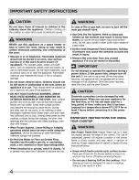 Preview for 4 page of Frigidaire FGGF304DLB1 Use & Care Manual