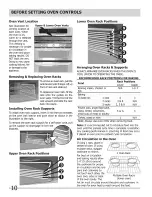 Preview for 10 page of Frigidaire FGGF304DLB1 Use & Care Manual