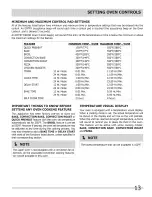 Preview for 13 page of Frigidaire FGGF304DLB1 Use & Care Manual