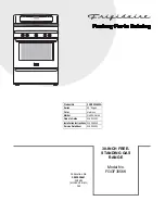 Frigidaire FGGF3056K Parts Catalog preview