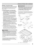 Preview for 9 page of Frigidaire FGGF305MKFA Use & Care Manual