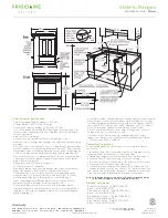 Preview for 3 page of Frigidaire FGGS3045KB - 30' Gas Slide-In Range Gallery Mono Group Product Specifications