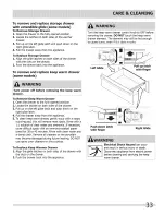 Предварительный просмотр 33 страницы Frigidaire FGGS3045KBA Service Use & Care Manual