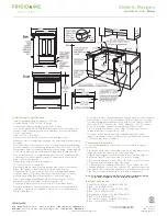 Preview for 3 page of Frigidaire FGGS3065KB - 30" Slide-In Gas Range User Manual