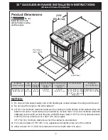 Предварительный просмотр 3 страницы Frigidaire FGGS3065PF Installation Instructions Manual