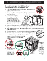 Предварительный просмотр 5 страницы Frigidaire FGGS3065PF Installation Instructions Manual